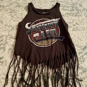 Johnny cash fringe tank!